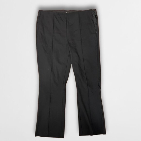 LOFT Women’s Black Slim Fit Trousers Size 12 Classic Work Pants - Picture 2 of 5